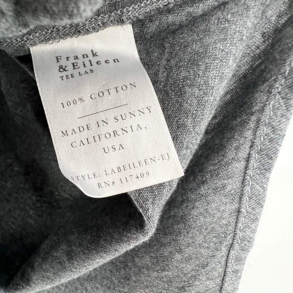 Frank & Eileen Women's Silvio Soft Button-Up Shirt Heather Gray Size M NWOT - Picture 9 of 10